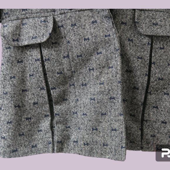 Osh Kosh B'Gosh style B216js1-sa kids peacoat jacket hoodie bow in back metallic - Picture 5 of 11